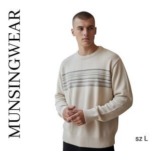 Munsingwear Neutral Tan Pullover Sweater